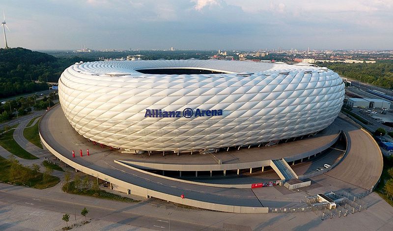 Allianz Arena là sân nhà hiện đại của CLB Bayern Munich