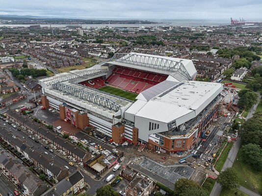 sân nhà của đội bóng liverpool